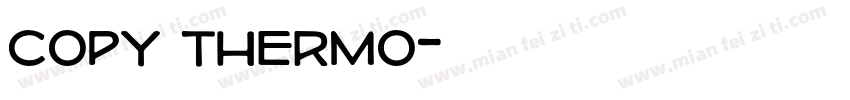 copy thermo字体转换
